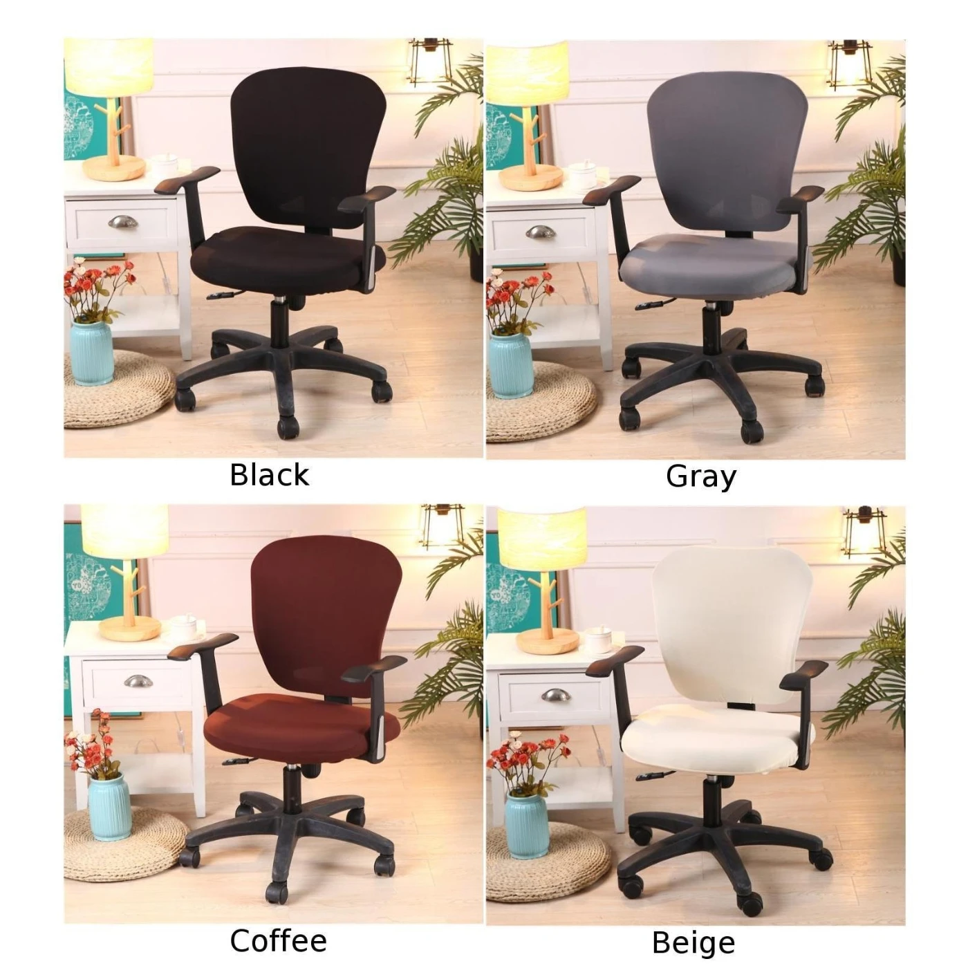 Офисное кресло для учебы, вращающееся на компьютере защитное покрытие для стула, Декор