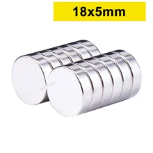 1/2/5/10/20pcs Round Neodymium Magnets Magnet Disc 18mm x 5mm Rare Earth Magnet Strong Craft Magnets N35