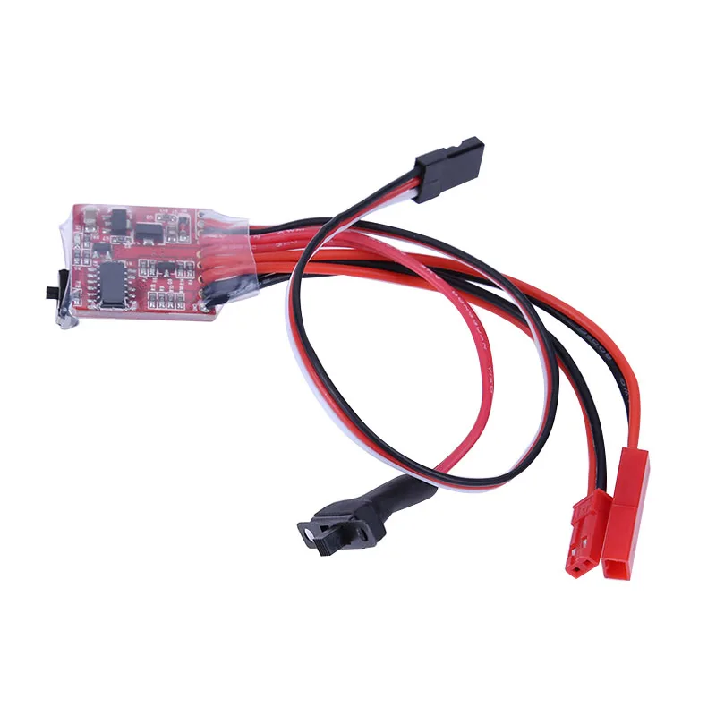 

Newest 2KHz 20A ESC Auto Brush Motor Speed Controller with Brake for RC Car Boat Trucks