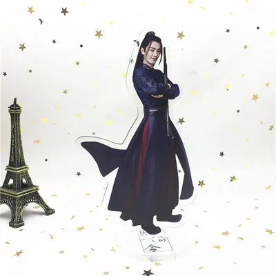 Grandmaster of Demonic Cultivation брелок untamed Lan Wangji Wei Wuxian акриловое кольцо для ключей mo dao zu shi брелок llaveros - Цвет: 1-Wei Wuxian 4