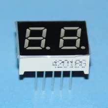 5 шт. дисплей 7 сегментов 2BIT цифровая трубка 0,4 дюймов светодиодный дисплей кубические знаки общий катод или общий анод 0," 7-сегментный светодиодный дисплей