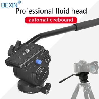 

Tripod head video fluid head camera ballhead Drag Hydraulic Head for camera dslr tripod area with manfrotto quick shot plate