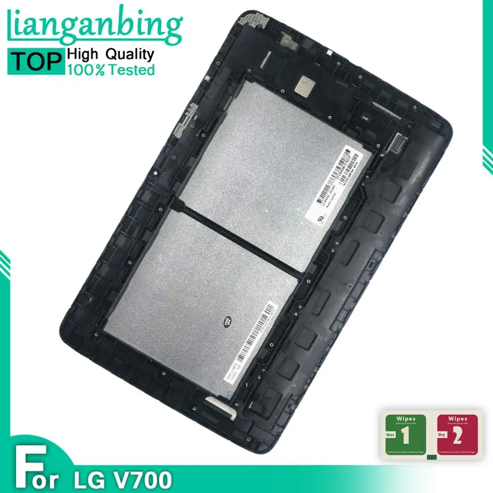 ЖК-дисплей для LG G Pad 10 1 V700 VK700 1-дюймовый черный дигитайзер сенсорного экрана с