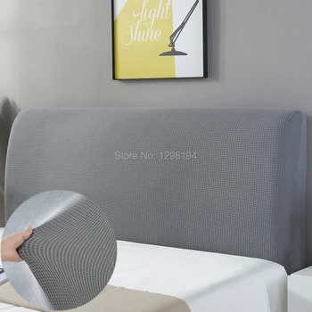

Elastic Bed Headboard Cover Bedside Back Cushion Cover Bed Backrest Case Washable Removable Queen King Full