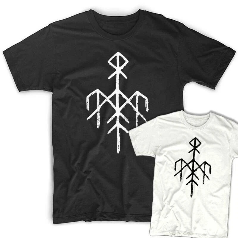 Wardruna Runaljod-Ragnarok V1 белая черная футболка хлопок все размеры S-3Xl | Мужская одежда