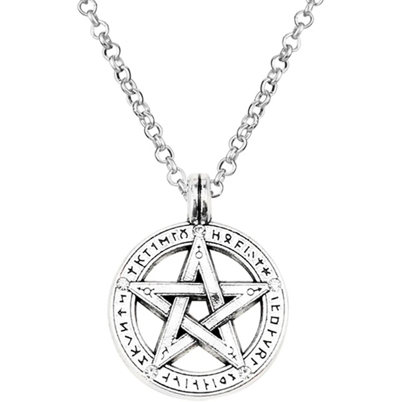 My Shape Pentacle иврит Шарм пентаграмма кулон состояние мужчины t Ожерелье Мужчины