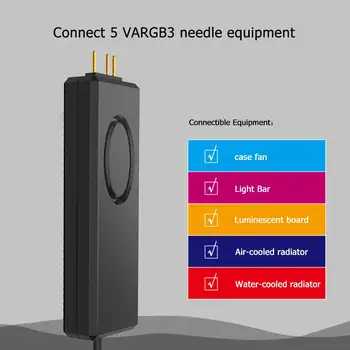 

Jonsbo Desktop Computer ARGB Controller SATA Pin Power Supply Remote Control for 3Pin 5V Case LED Lighting Bar