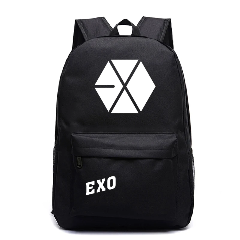 6 EXO рюкзак Лидер продаж для мужчин и женщин, школьные рюкзаки для девочек, дорожная Холщовая Сумка для подростков, унисекс Laptopbag - Цвет: 6