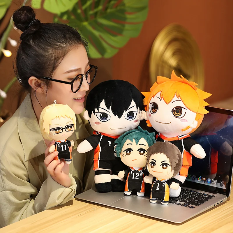 

Новинка, плюшевые игрушки Haikyuu размером 20/30 см, мягкая кукла, фигурка Haikyuu Hinata Shoyo Kageyama Tobio для детей, подарки для мальчиков