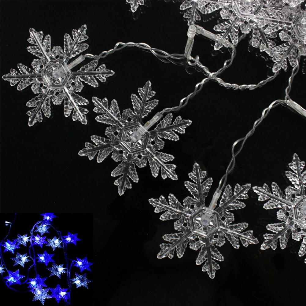 white and blue LED Lamp Curtain String Lights Christmas Decoration Holiday Lights Curtain Lamp Wedding Neon Lantern 220v fairy light - Испускаемый цвет: white and blue
