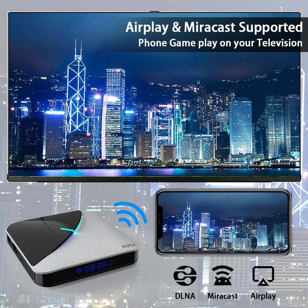 ТВ приставка Transpeed Android 10 0 S905X 3 4 + 64 ГБ 8K 3D Youtube Wi Fi|ТВ-приставки и медиаплееры| |