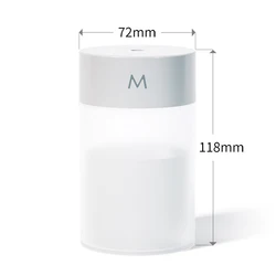 Veilleuses LED clown et humidificateur 7 couleurs, chargement USB, purificateur de parfum de grande capacité, atomiseur pour la maison, 260ML 