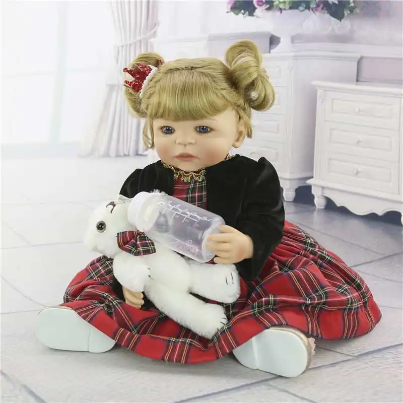 KEIUMI, стиль, детская Кукла Reborn Alive, 22 дюйма, 55 см, силиконовая кукла принцессы для девочек, для малышей, подарок на день рождения, лучший плеймат