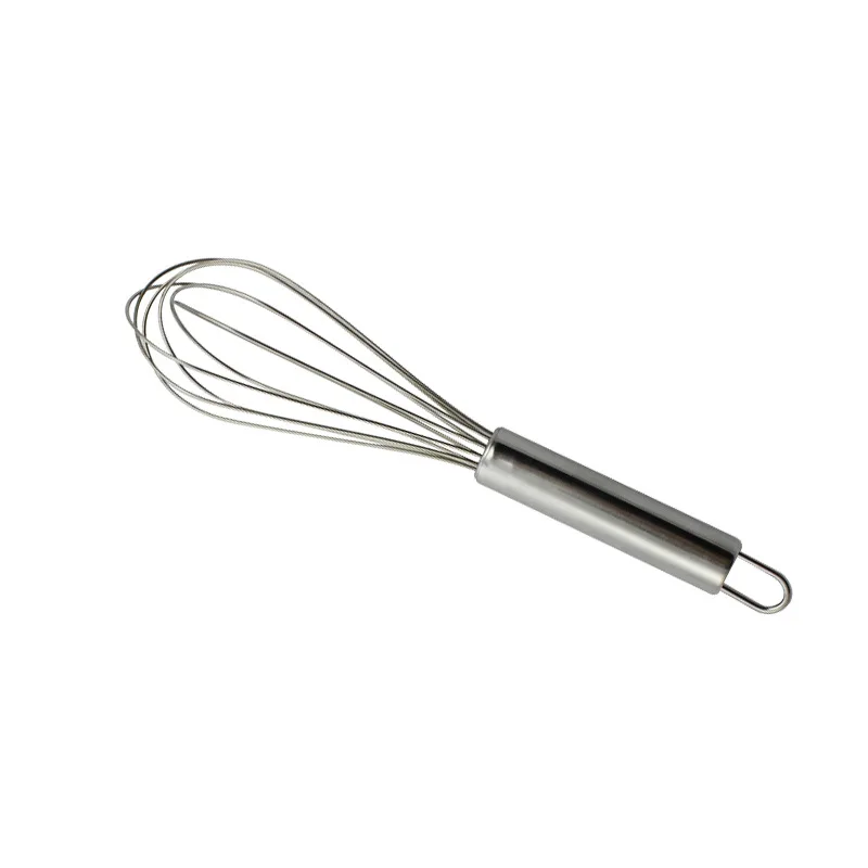 

Whisk Stainless Steel Pipe Handle Manually Beat Butter Eggs Small Stirring Stick Household Baking Tools Good Quality Size