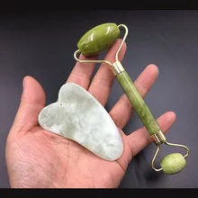 Facial massage guasha roller face neck Natural gouache massage Stone Health care Body Jade GuaSha board sticky massage tool
