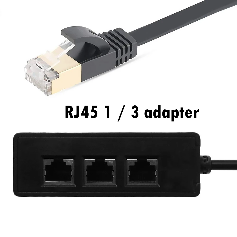 LAN Ethernet сеть RJ45 разъем 1 Папа 3 мама сплиттер адаптер кабель для ПК ноутбука