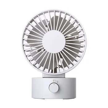 

Y8 double leaf fan abs + pp + electronic components Rechargeable USB Summer Cooling Fan For Office Gadgets Desktop 1 Set