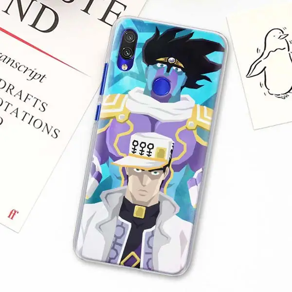 JOJO 39 s странные приключения японский чехол для телефона аниме чехол-накладка для Redmi Note 5, 6, 7, 8 Pro 8T S2 GO Redmi 7 7A 8A K20 Pro 6 6A 5 плюс Жесткий Чехол - Цвет: H03