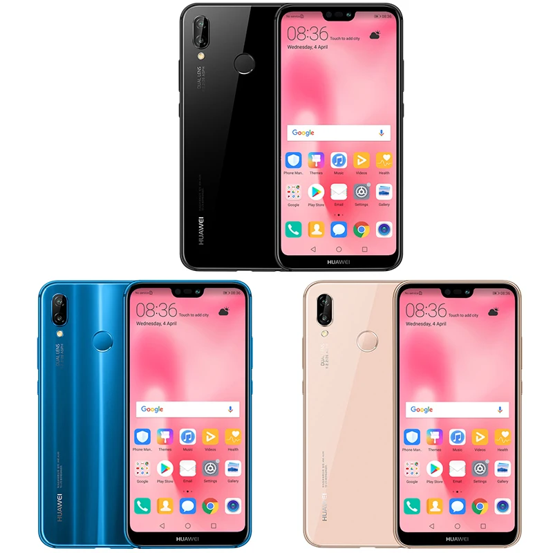 Global Rom HUAWEI P20 Lite ANE-LX2 smartphone 4GB 64GB 5.84 inch AI camera Dual SIM Android 8.0 Face Unlock Mobile