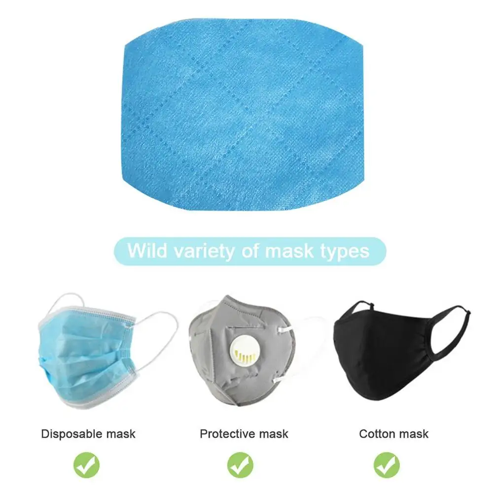 

Disposable Mouth Face Mask Replacement Pad Rectangle Masks Gasket Safety Anti Dust Breathable Protective Mask Cotton Mat
