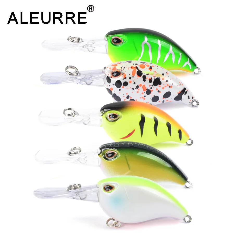 

1Pcs Crankbait fishing Wobblers 5.1g 6cm artificial Crank Bait Bass Fishing Lure pike trolling pesca carp Fishing Tackle