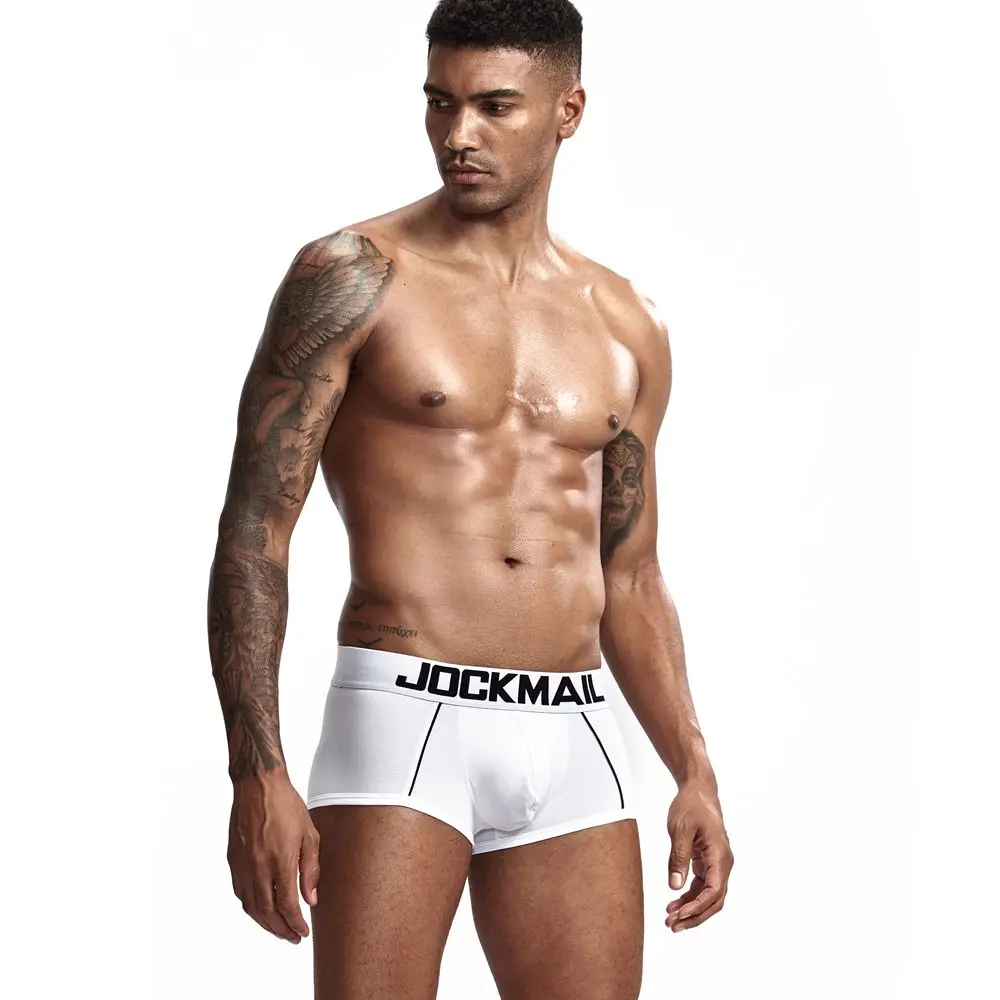 JOCKMAIL boxerbriefs New Fashion Men Underwear Sexy boxershorts men U Convex Pouch boxer homme Gift For Men Gay cueca bragas