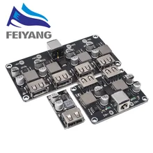 USB QC3.0 QC2.0 USB DC-DC понижающий преобразователь зарядный понижающий модуль 6-32 в 9 в 12 В 24 В для быстрого зарядного устройства печатная плата 5 В