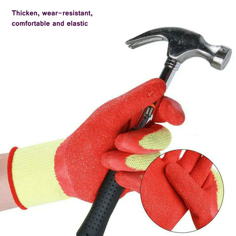 

Перчатки Vega Altair мужские износостойкие, антискользящие износостойкие защитные рабочие митенки, нитриловые