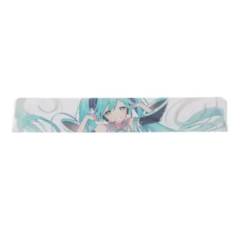 

SpaceBar Keycap PBT Five Sides Dye-Subbed 6.25U Cherry Profile for hatsune miku D08A