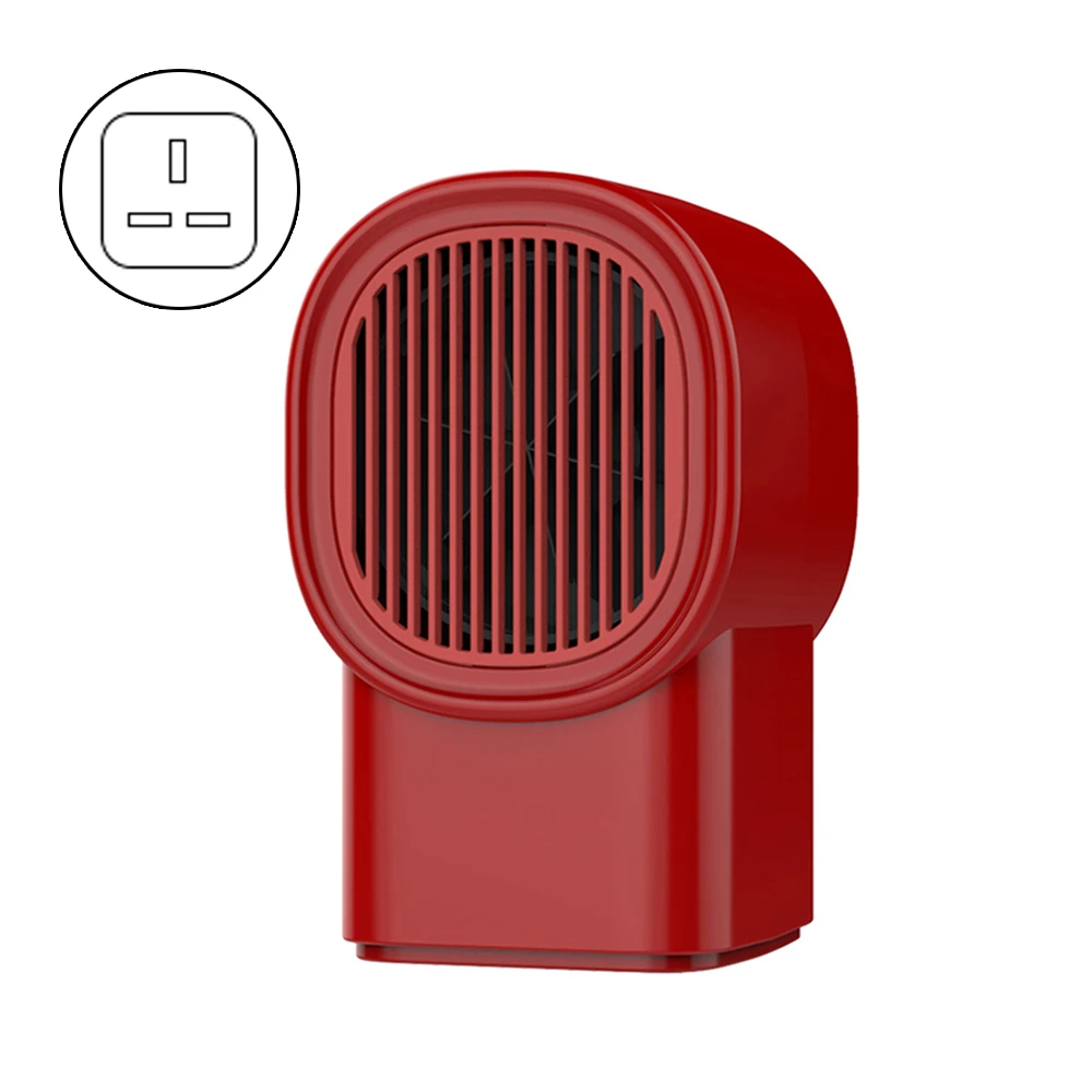 Electric Portable Mini Wall Heater Plug-in Personal Space Warmer for Camping Anywhere Adjustable Indoor Heating Thermostat - Цвет: HM2699
