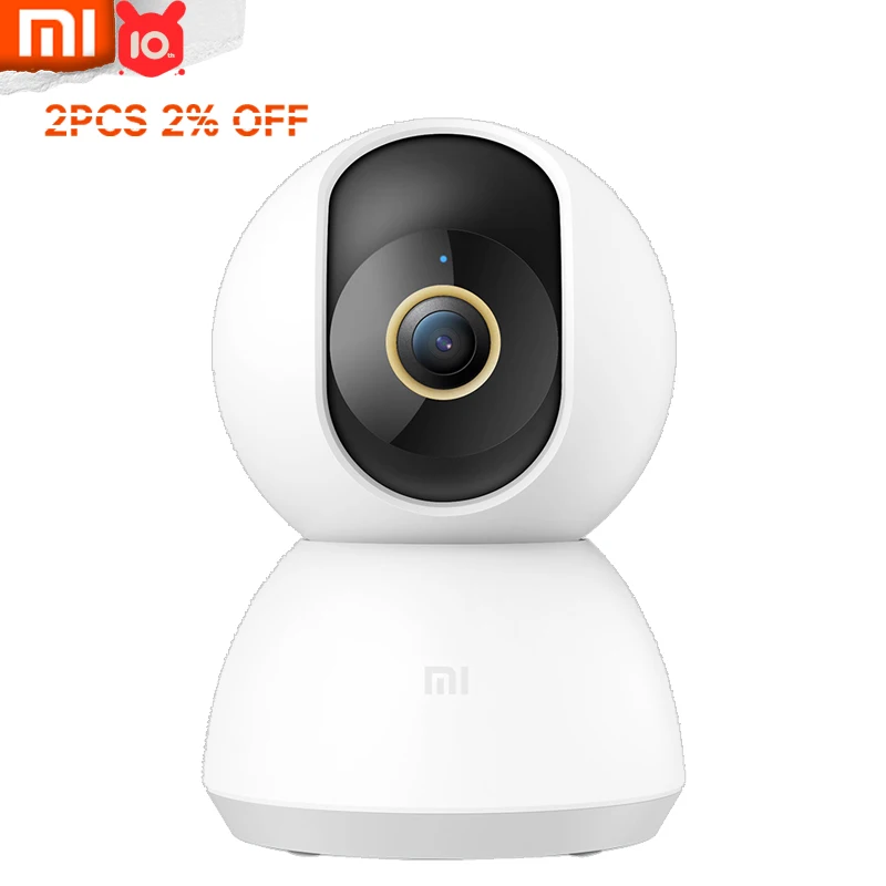 Xiaomi PTZ камера 2K панорамирование наклон зум AI Smart IP 3 миллиона пикселей 2304X1296 F1.4 6P