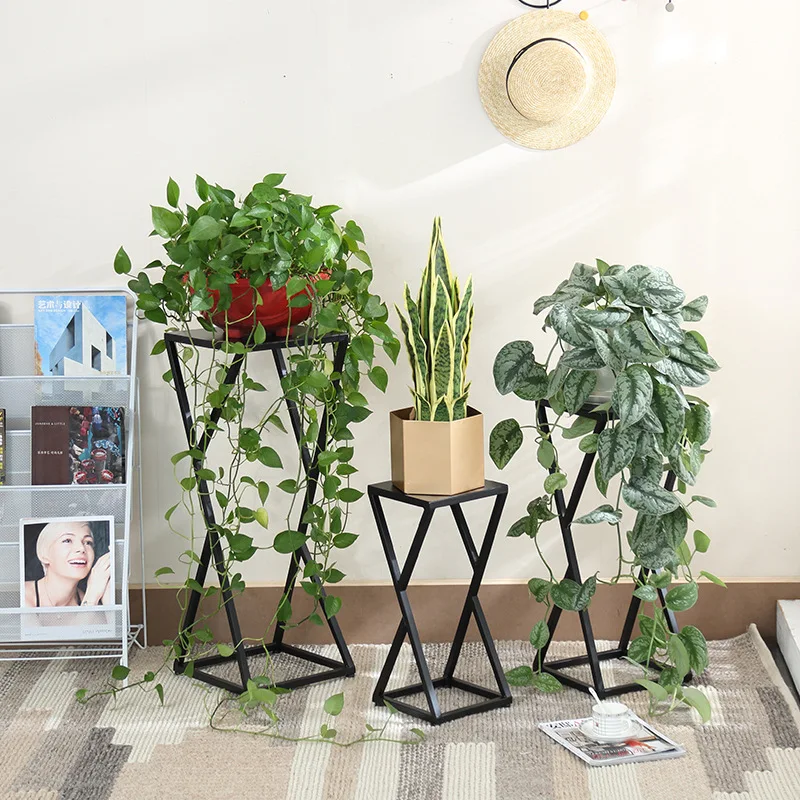 Северное растение металлические полки подставка для цветов полка 3 размера