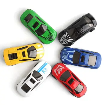 

Kuulee 6 pcs Children Simulation Module Alloy Toys Vehicle Truck Mini Cars Toy Random Color Toys Small Vehicle Alloy Car Model