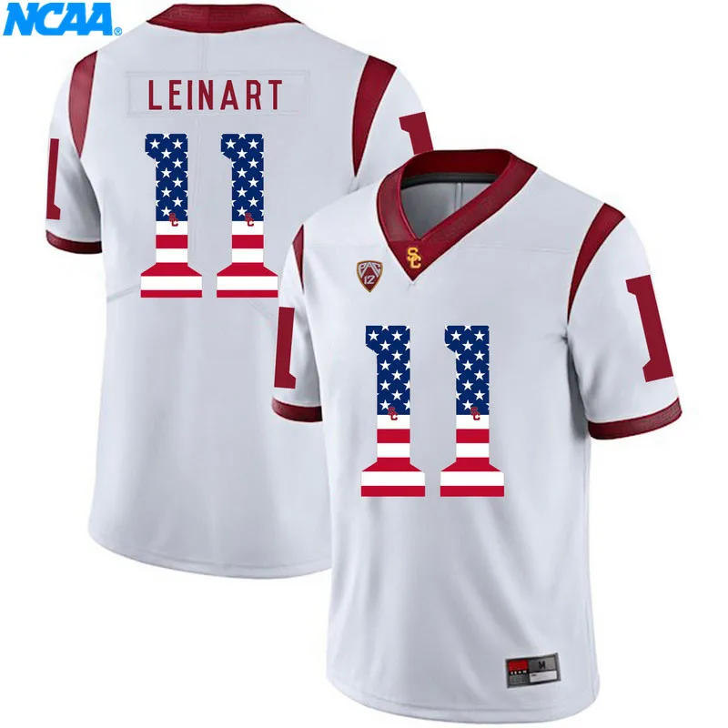 Новое поступление, высокое качество, Matt Barkley,#7, Matt Leinart#11, Спортивная футболка для колледжа, майки, S-XXXL - Цвет: 12