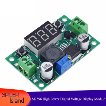 

LM2596 power module LED Voltmeter DC-DC adjustable step-down power supply module with digital display