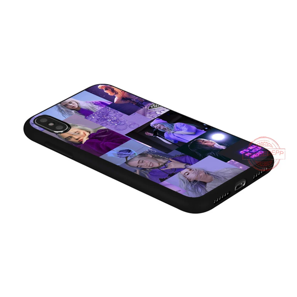 WEBBEDEPP Billy Elish Мягкий Силиконовый ТПУ чехол для телефона для iPhone 5 6 7 8 Plus X XS XR XS Max 11proMax