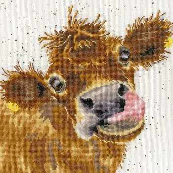 

Diamond Painting Round Drill 5D DIY Rhinestone Cow Sticking Out Tongue Kits Art Embroidery Decor Gifts Kits Art