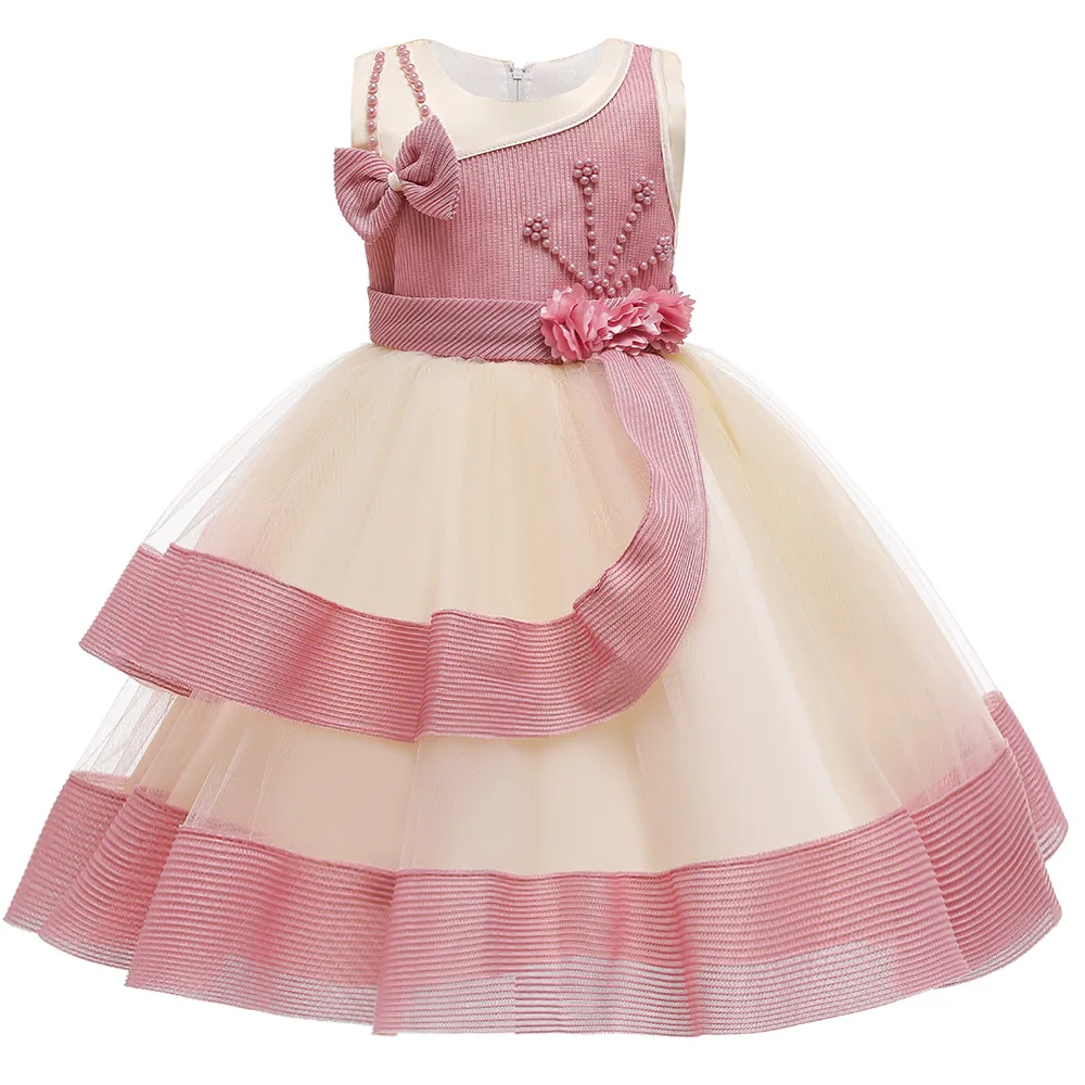 6M-10 Years Kids Dress for Girls Wedding Lace Girl Elegant Princess Party Pageant Formal Gown For Teen Children | Детская одежда и