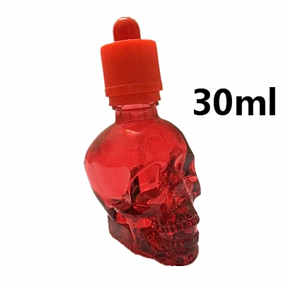 30ml Red 7 цветов на каждый день череп горький бутылка горькой блошницы медицинская капельница горький бутылки 30/60/120 мл - Цвет: 30ml Red
