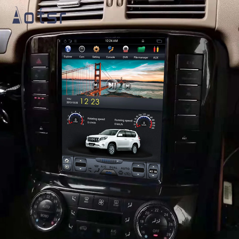 Tesla стиль Android 7,1 автомобильный gps-навигатор для Mercedes-Benz R R500L R300L R350L автомобильный Радио мультимедийный плеер головное записывающее устройство