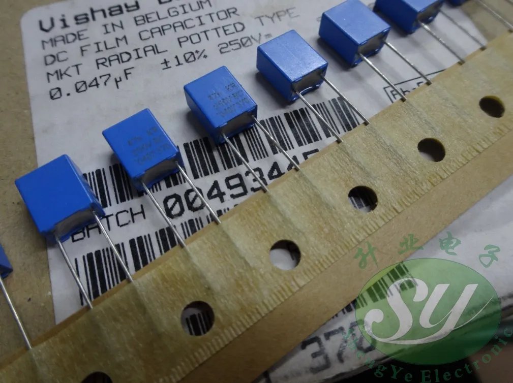 50 шт. VISHAY BC MKT370 0,047 мкФ/250 В 47NF 473 пленочный конденсатор 5 мм