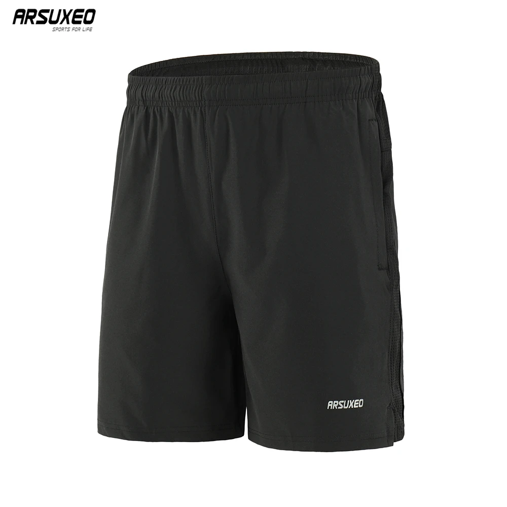 ARSUXEO Running Shorts Men Quick Dry Training Jogging Sports Shorts