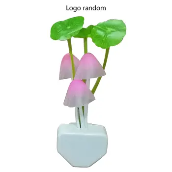 

Led Light Control Mushroom Night Light Creative Avatar Plug Energy Saving Lamp Dream Decorative Light Induction Light
