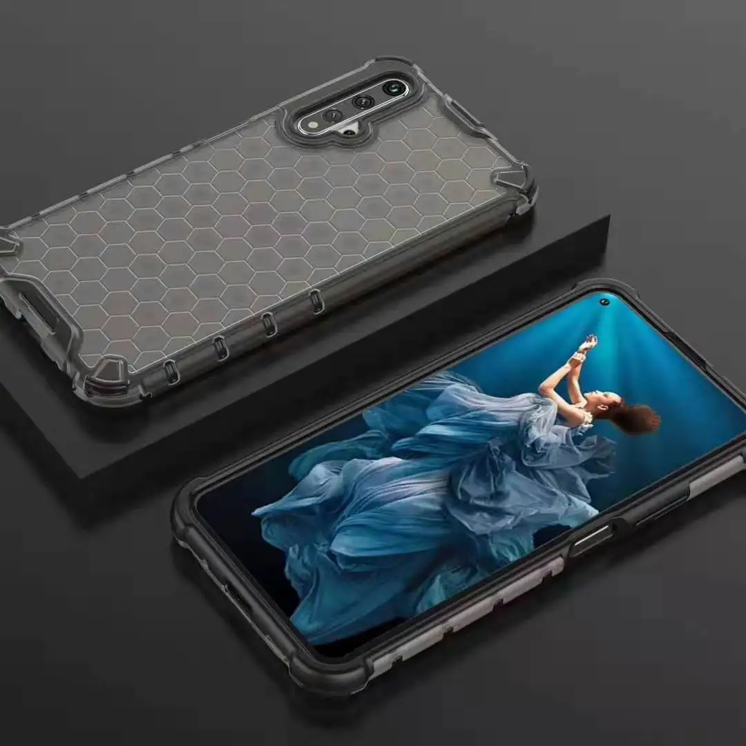 Для huawei Nova 5T чехол для телефона сотовый узор ударопрочный ТПУ PC Гибридный корпус для Honor 20