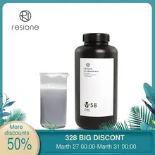 طابعة ثلاثية الأبعاد راتينج مقاوم للأشعة فوق البنفسجية طراز رمادي يشبه ABS مع طابعة anycubic فوتون سباركسميكر nova3d طابعة راتينج DLP ثلاثية الأبعاد
