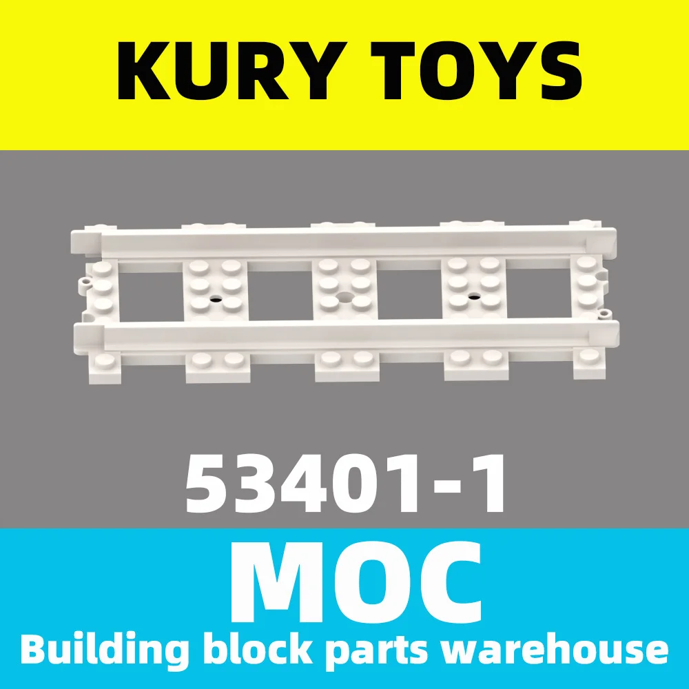 Kury Toys DIY MOC для 53401 строительных блоков детали поезда пластиковые треки (поезда на