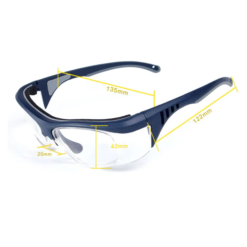 Impact-Resistant Anti-Splash Safety Glasses with Protective Case