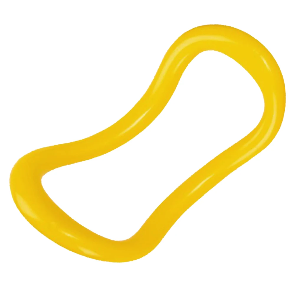 Круг для йоги оборудование многофункциональное кольцо для йоги тренировка Пилатес фитнес круг тренировка эспандер поддержка инструмент - Цвет: Цвет: желтый