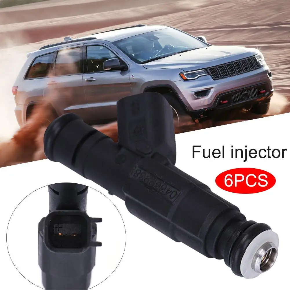 6 штук Автомобильные топливные инжекторы для 1999-2004 Jeep Cherokee, Grand Cherokee и Wrangler с 4,0 л двигатель Замена частей аксессуары