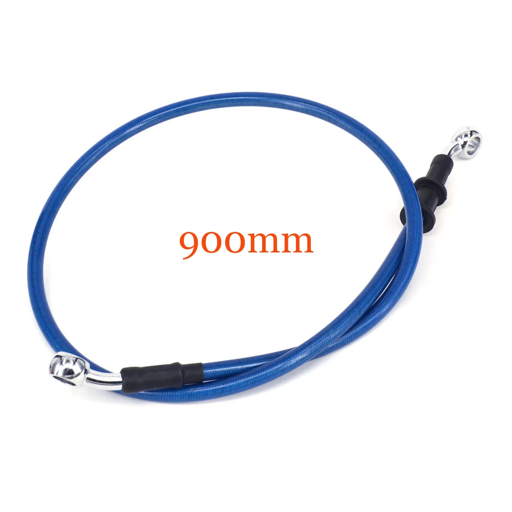 BLUE 900mm 500 мм, 600 мм, 700 мм, 800 мм, 900 мм, гидравлическая усиленная Тормозная муфта, Масляный шланг для мотоцикла, мотокросса, грязи, питбайк, ATV - Цвет: BLUE 900mm